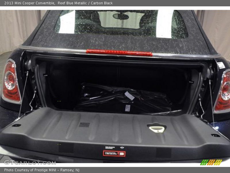 Reef Blue Metallic / Carbon Black 2013 Mini Cooper Convertible