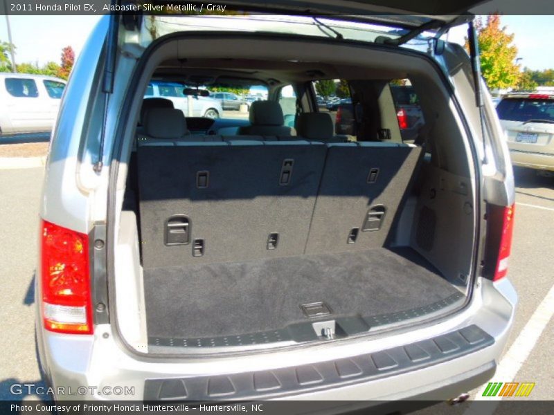 Alabaster Silver Metallic / Gray 2011 Honda Pilot EX