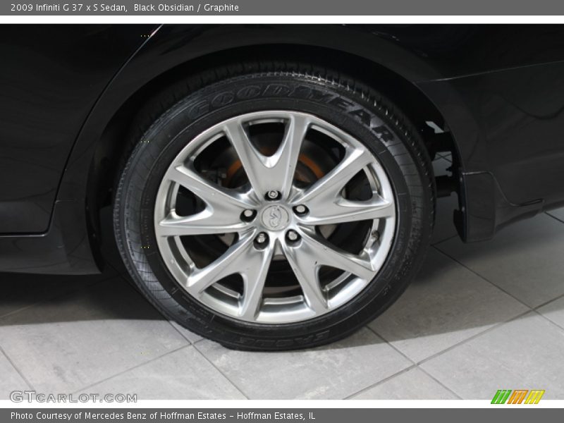 Black Obsidian / Graphite 2009 Infiniti G 37 x S Sedan