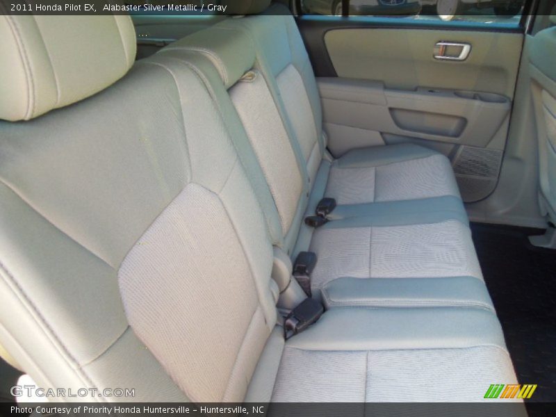 Alabaster Silver Metallic / Gray 2011 Honda Pilot EX