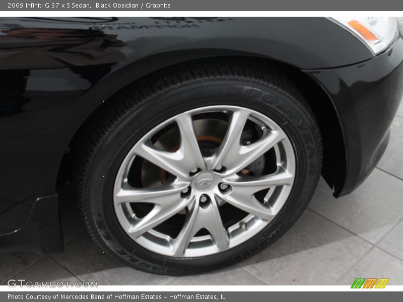 Black Obsidian / Graphite 2009 Infiniti G 37 x S Sedan