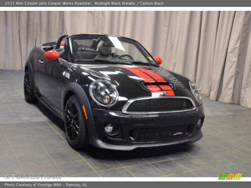 Midnight Black Metallic / Carbon Black 2013 Mini Cooper John Cooper Works Roadster