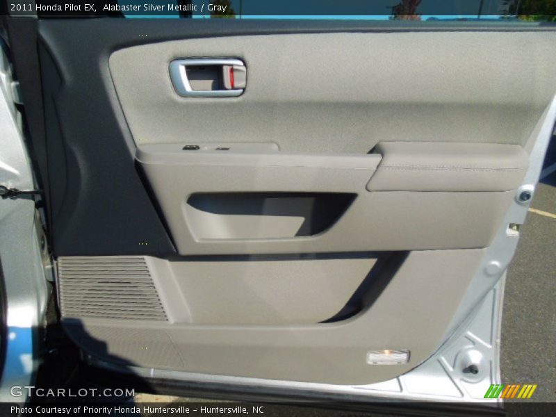 Alabaster Silver Metallic / Gray 2011 Honda Pilot EX