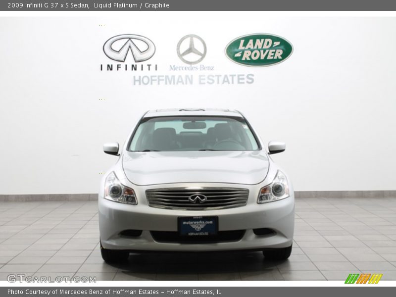 Liquid Platinum / Graphite 2009 Infiniti G 37 x S Sedan