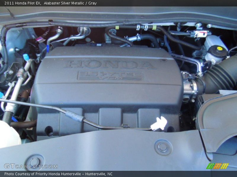 Alabaster Silver Metallic / Gray 2011 Honda Pilot EX