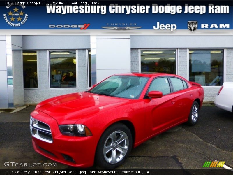 Redline 3-Coat Pearl / Black 2012 Dodge Charger SXT