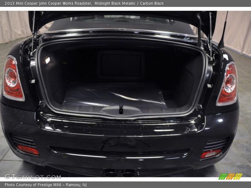 Midnight Black Metallic / Carbon Black 2013 Mini Cooper John Cooper Works Roadster