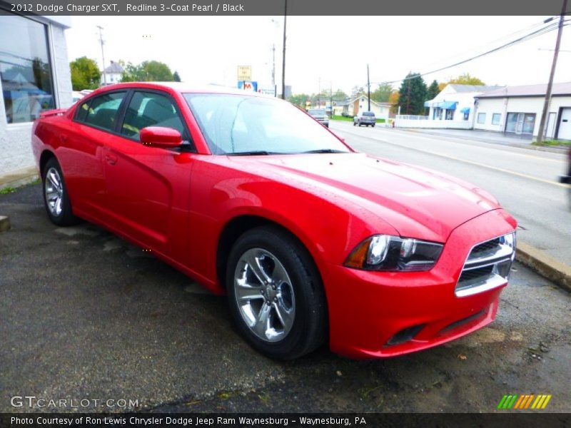 Redline 3-Coat Pearl / Black 2012 Dodge Charger SXT