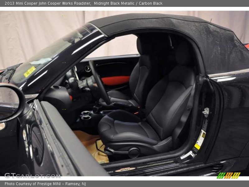 Midnight Black Metallic / Carbon Black 2013 Mini Cooper John Cooper Works Roadster