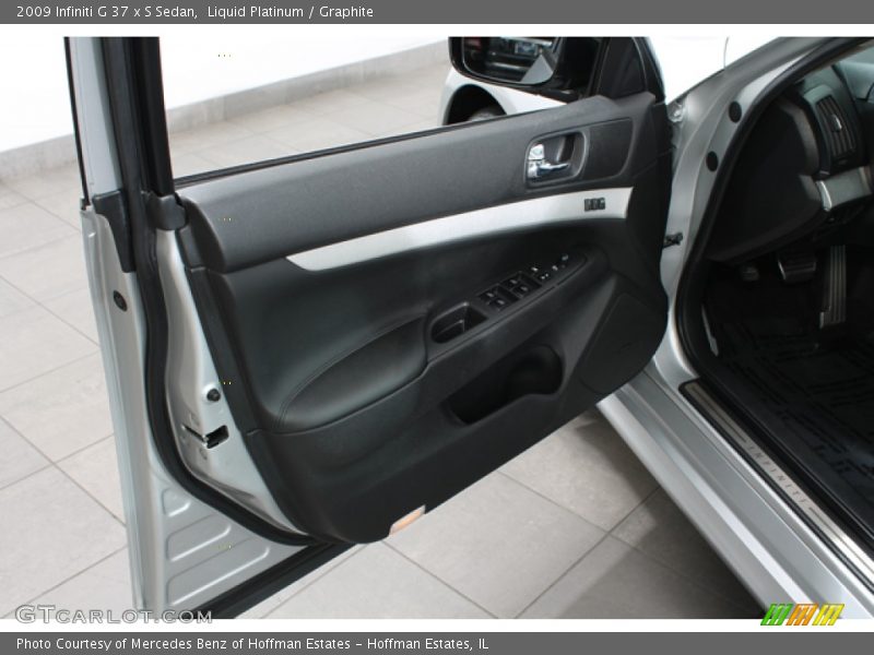 Liquid Platinum / Graphite 2009 Infiniti G 37 x S Sedan