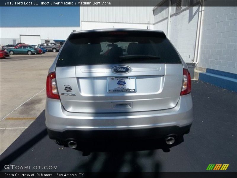 Ingot Silver Metallic / Medium Light Stone 2013 Ford Edge SE