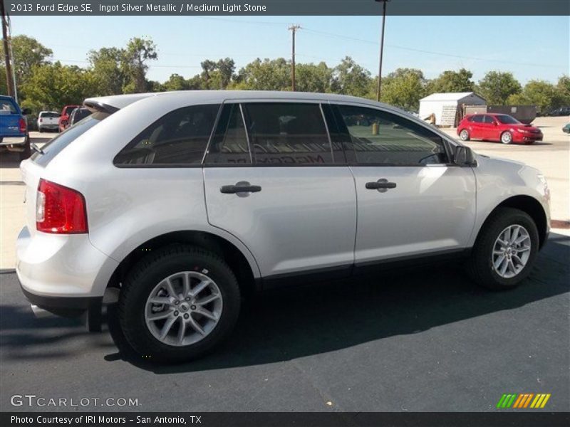 Ingot Silver Metallic / Medium Light Stone 2013 Ford Edge SE