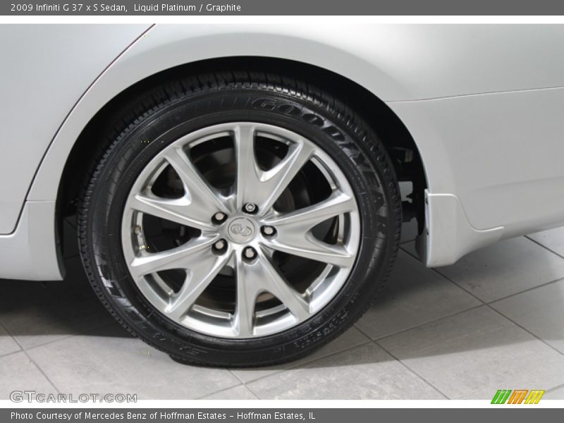 Liquid Platinum / Graphite 2009 Infiniti G 37 x S Sedan