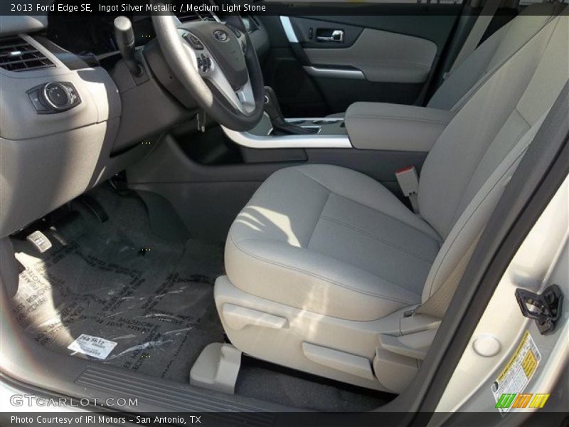 Ingot Silver Metallic / Medium Light Stone 2013 Ford Edge SE