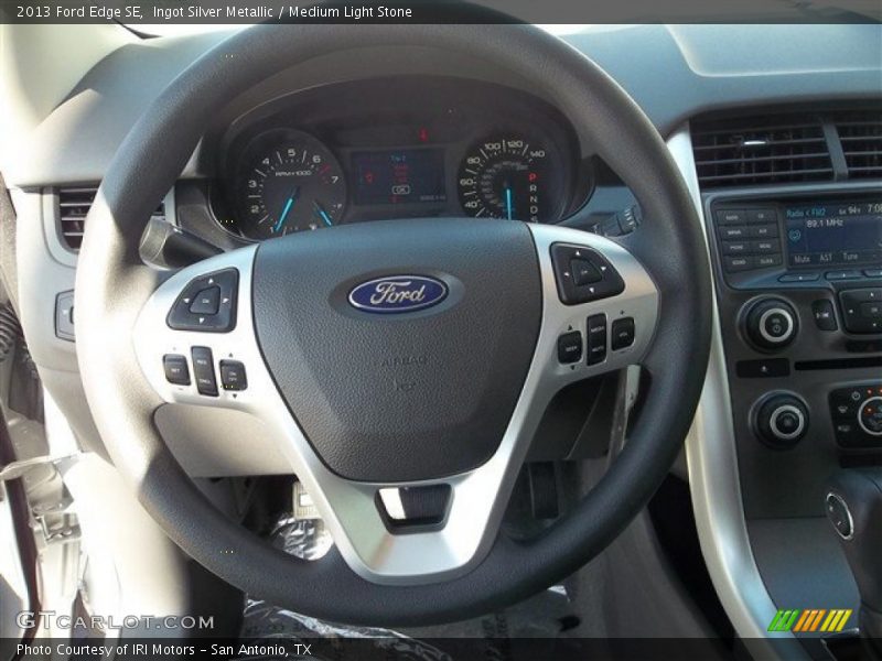Ingot Silver Metallic / Medium Light Stone 2013 Ford Edge SE