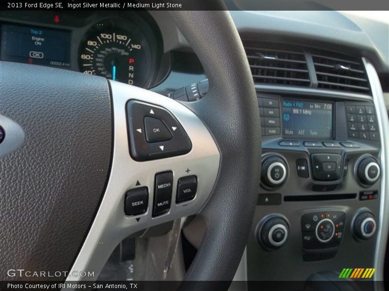 Ingot Silver Metallic / Medium Light Stone 2013 Ford Edge SE