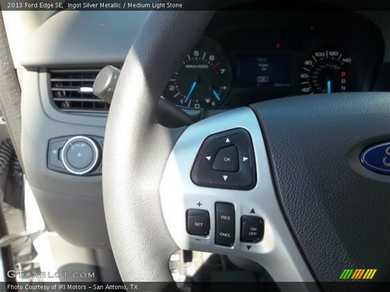 Ingot Silver Metallic / Medium Light Stone 2013 Ford Edge SE