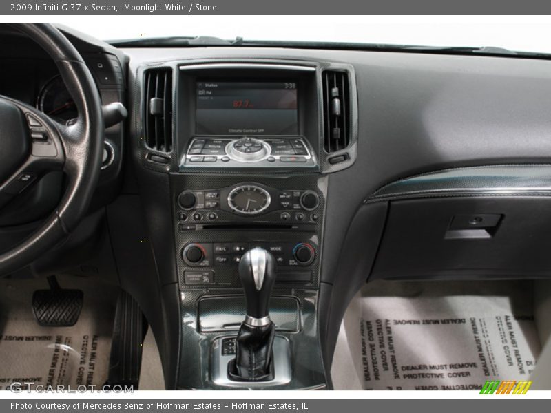 Moonlight White / Stone 2009 Infiniti G 37 x Sedan