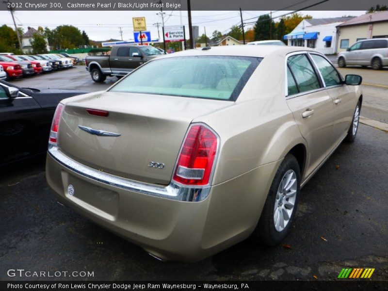Cashmere Pearl / Black/Light Frost Beige 2012 Chrysler 300