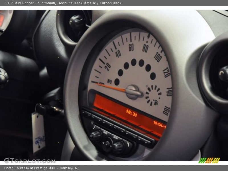 Absolute Black Metallic / Carbon Black 2012 Mini Cooper Countryman