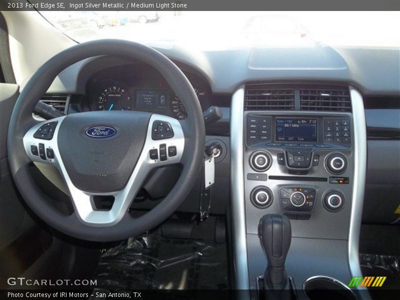 Ingot Silver Metallic / Medium Light Stone 2013 Ford Edge SE