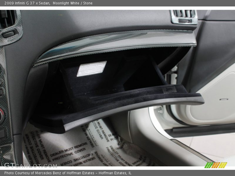 Moonlight White / Stone 2009 Infiniti G 37 x Sedan