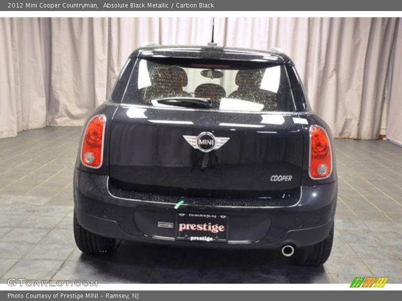 Absolute Black Metallic / Carbon Black 2012 Mini Cooper Countryman