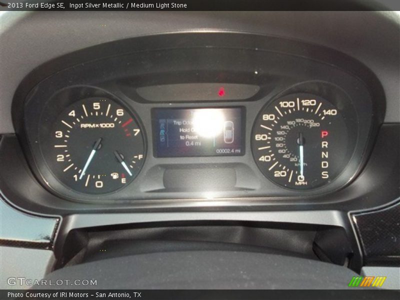 Ingot Silver Metallic / Medium Light Stone 2013 Ford Edge SE