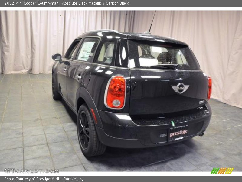 Absolute Black Metallic / Carbon Black 2012 Mini Cooper Countryman