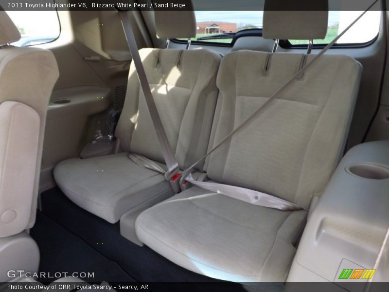 Blizzard White Pearl / Sand Beige 2013 Toyota Highlander V6