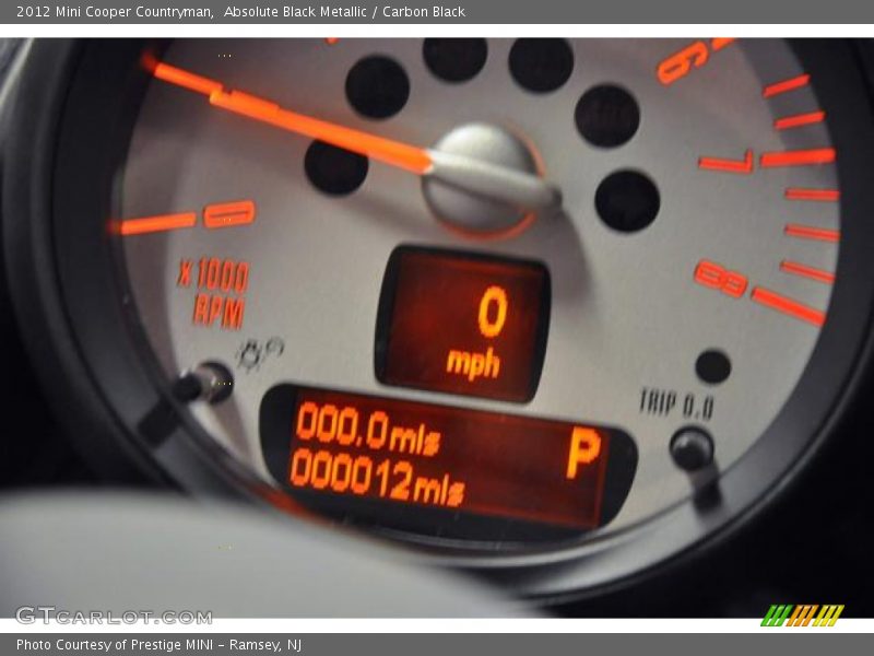 Absolute Black Metallic / Carbon Black 2012 Mini Cooper Countryman