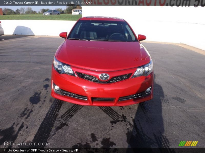 Barcelona Red Metallic / Black/Ash 2012 Toyota Camry SE