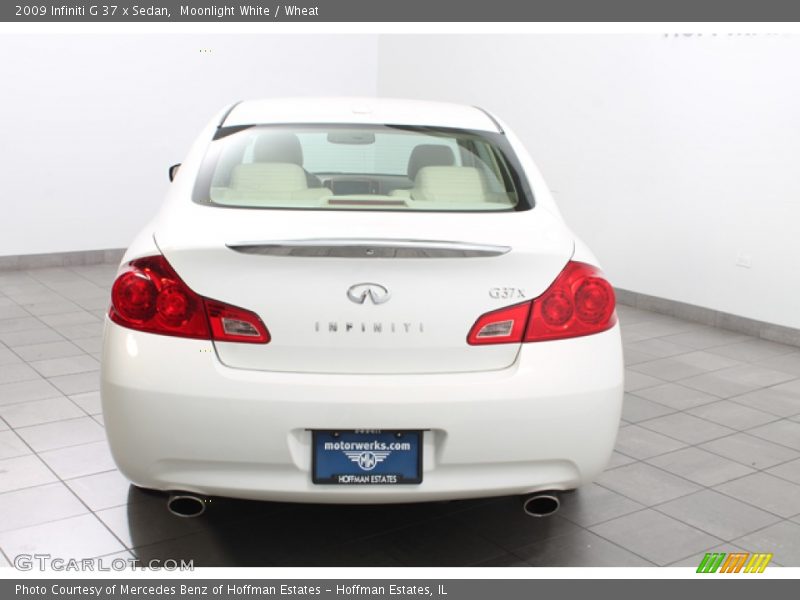 Moonlight White / Wheat 2009 Infiniti G 37 x Sedan