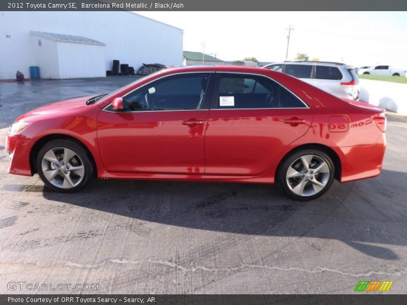 Barcelona Red Metallic / Black/Ash 2012 Toyota Camry SE