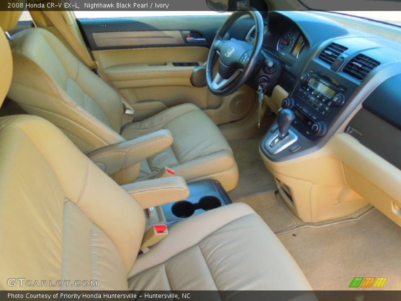 Nighthawk Black Pearl / Ivory 2008 Honda CR-V EX-L