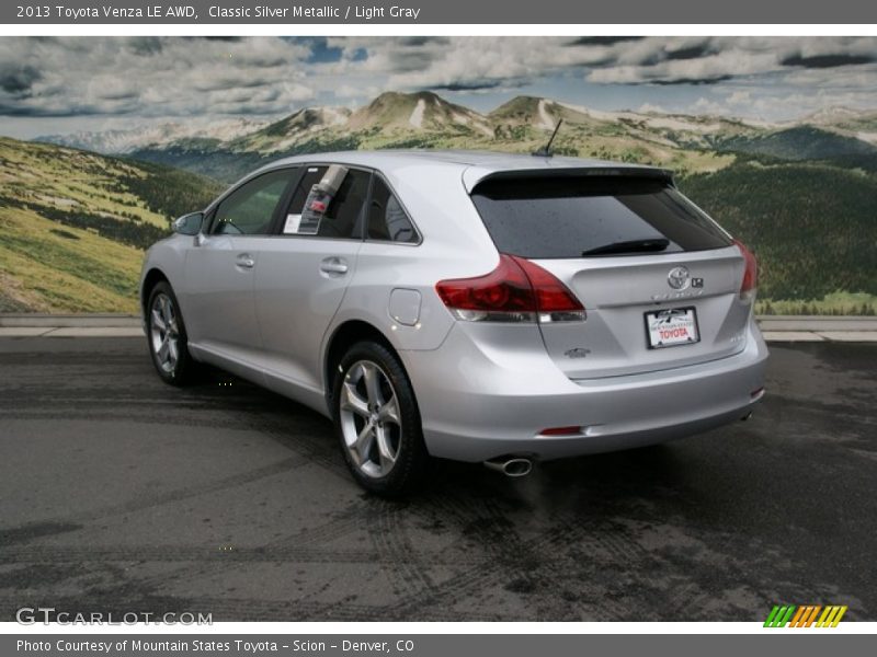 Classic Silver Metallic / Light Gray 2013 Toyota Venza LE AWD