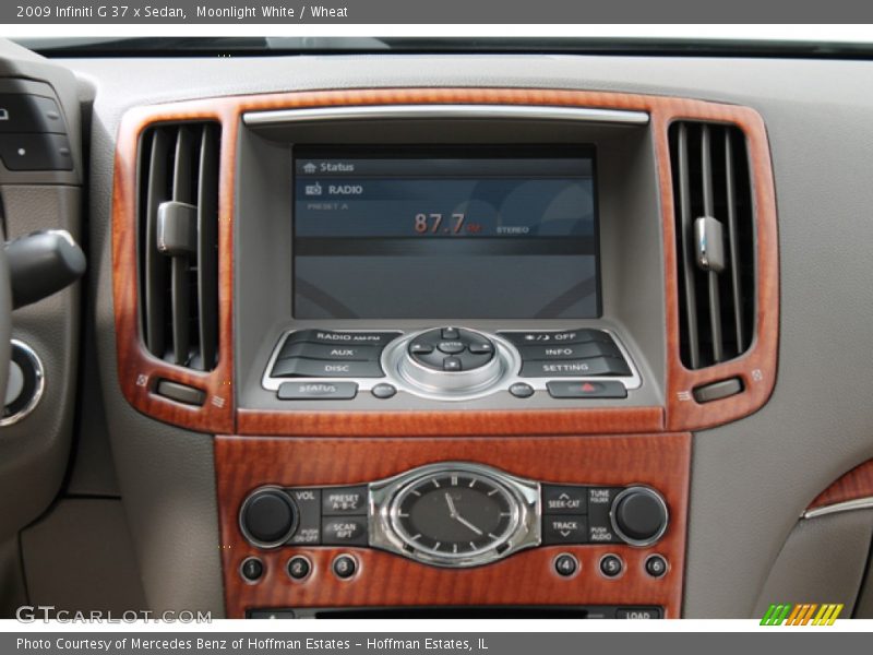 Moonlight White / Wheat 2009 Infiniti G 37 x Sedan