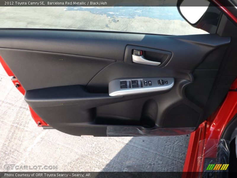 Barcelona Red Metallic / Black/Ash 2012 Toyota Camry SE