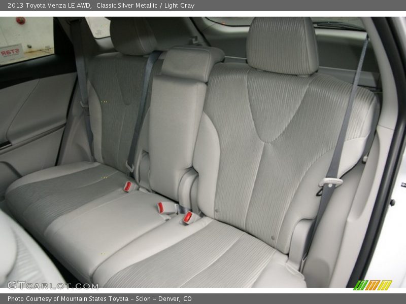 Classic Silver Metallic / Light Gray 2013 Toyota Venza LE AWD