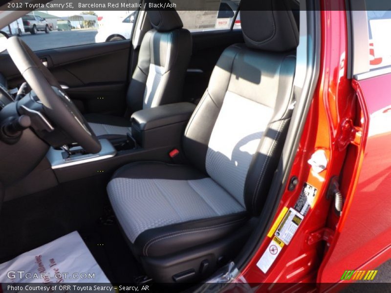 Barcelona Red Metallic / Black/Ash 2012 Toyota Camry SE