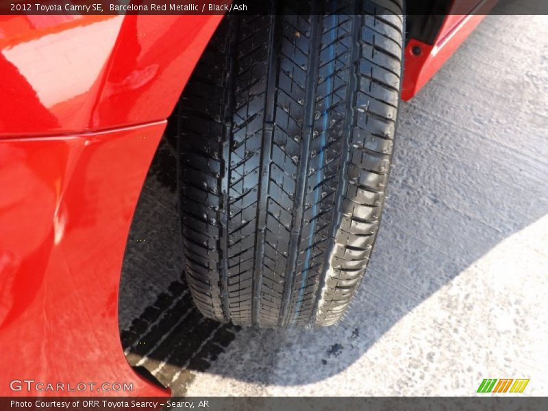Barcelona Red Metallic / Black/Ash 2012 Toyota Camry SE
