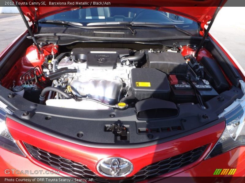 Barcelona Red Metallic / Black/Ash 2012 Toyota Camry SE