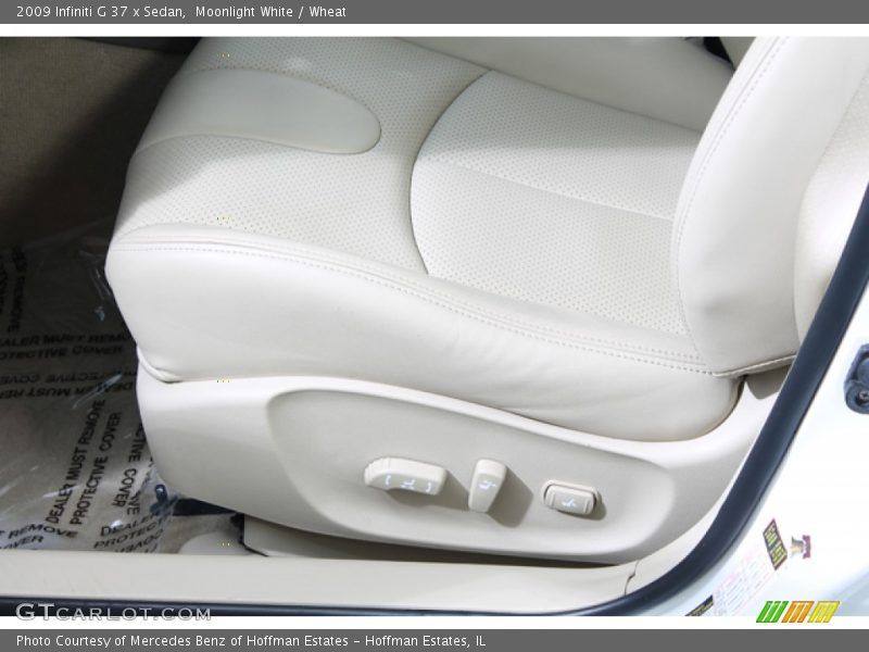 Moonlight White / Wheat 2009 Infiniti G 37 x Sedan