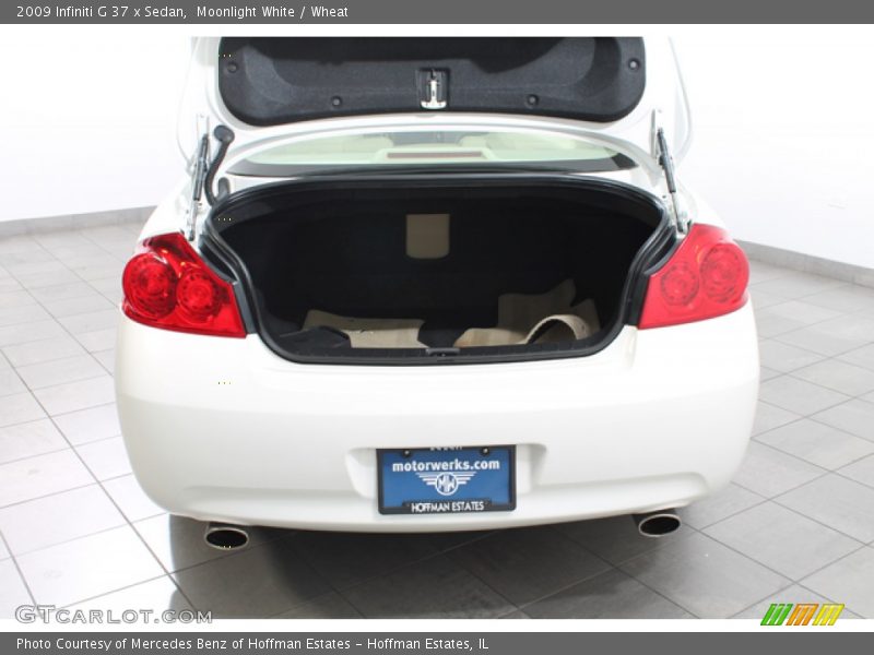 Moonlight White / Wheat 2009 Infiniti G 37 x Sedan