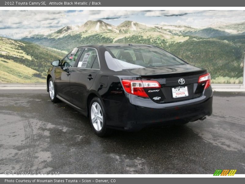 Attitude Black Metallic / Black 2012 Toyota Camry SE