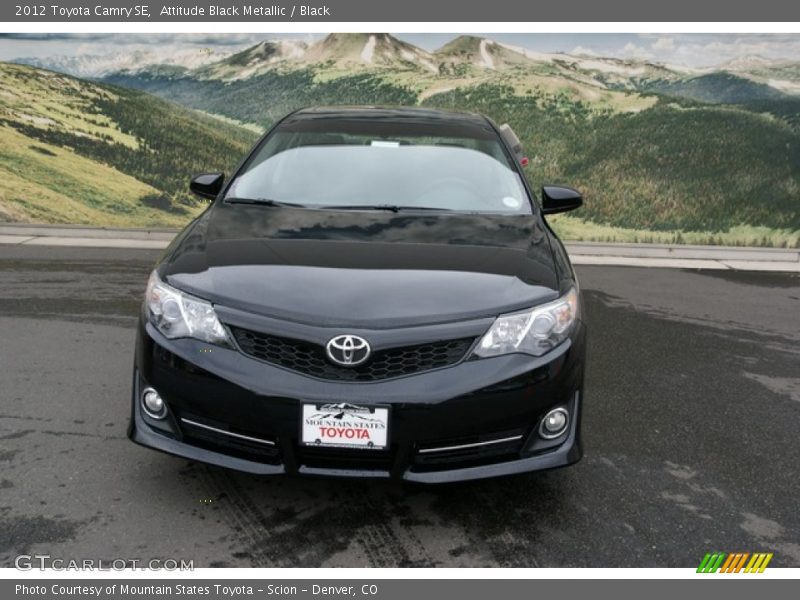 Attitude Black Metallic / Black 2012 Toyota Camry SE