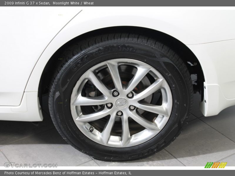 Moonlight White / Wheat 2009 Infiniti G 37 x Sedan