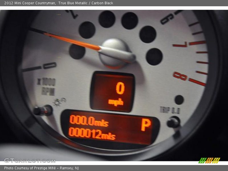 True Blue Metallic / Carbon Black 2012 Mini Cooper Countryman