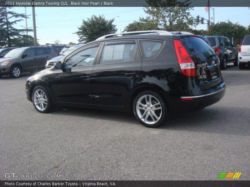 Black Noir Pearl / Black 2011 Hyundai Elantra Touring GLS