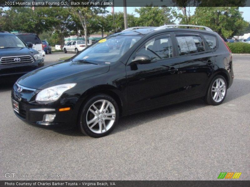 Black Noir Pearl / Black 2011 Hyundai Elantra Touring GLS
